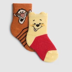 Primark Disney Winnie the Pooh Kids Socks 2-Pack - Sizes 6m to 36m